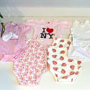 Baby Girl 5-Piece Spring Outfit Bundle | Organic Cotton | 6–9 Months